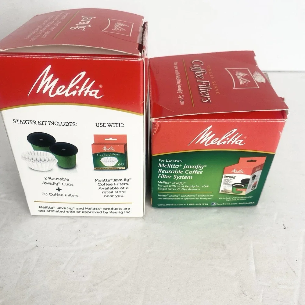 Melitta JavaJig Replacement Filters, 60 Count & 2 reasonable cups Keurig‎